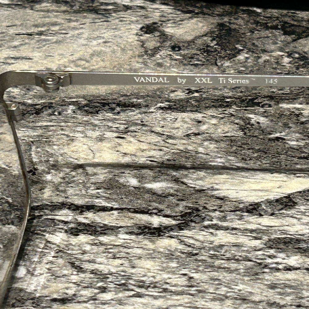 Silver Rectangular Glasses - image 2